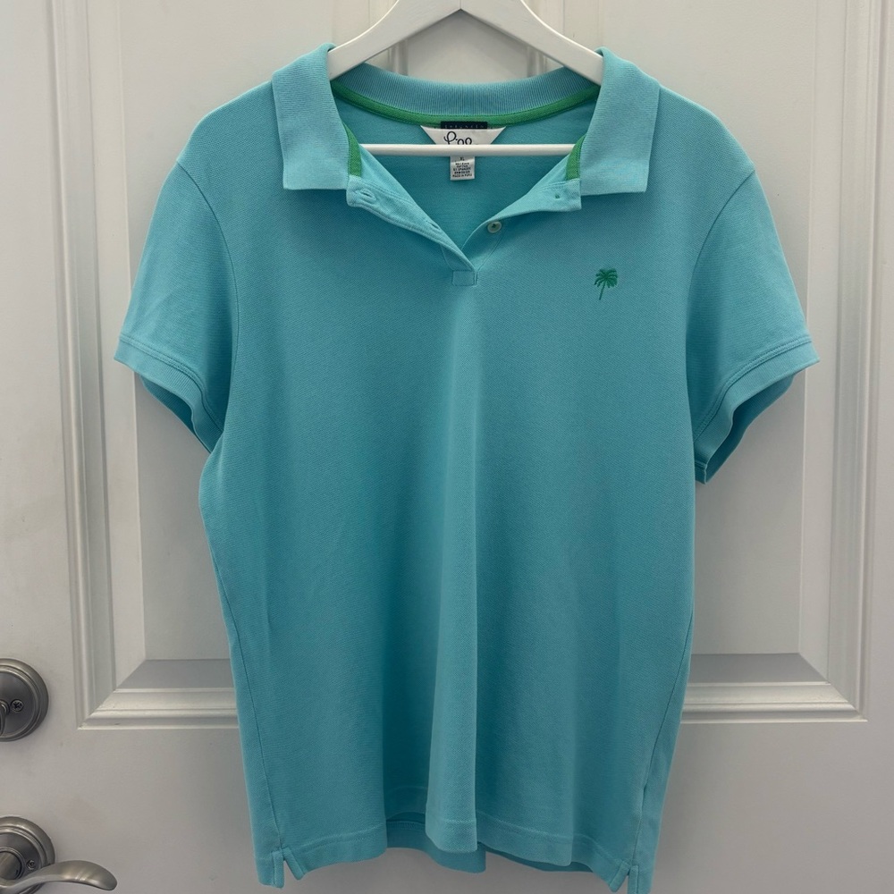 Vintage White Label Lilly Pulitzer Shrunken Polo